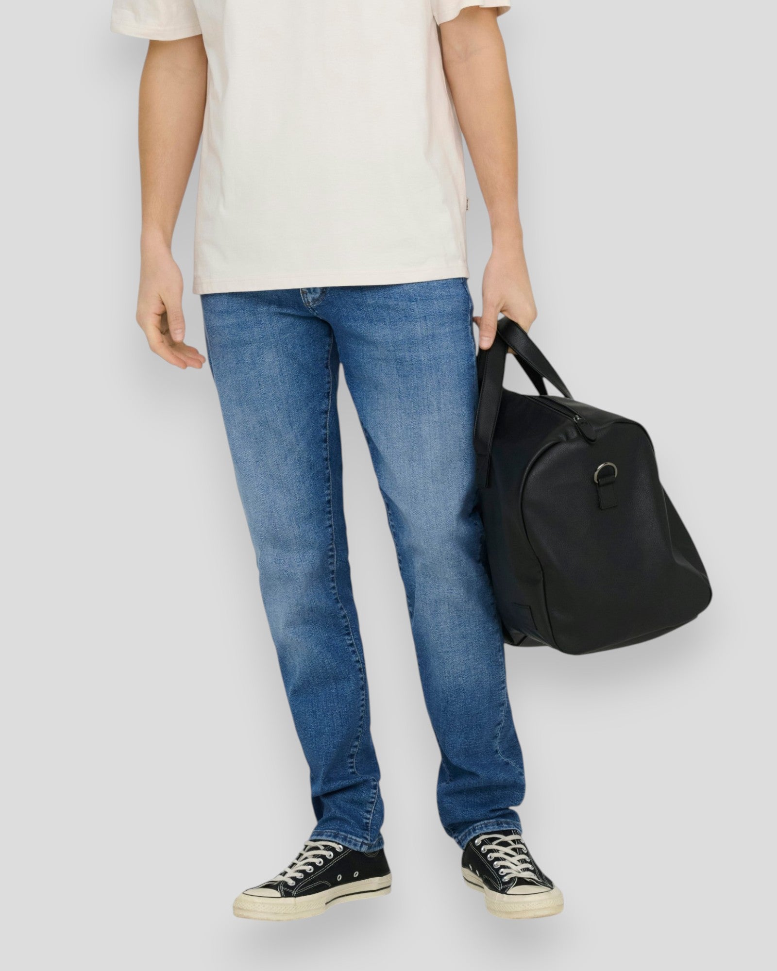 Weft Regular Jax LMB 6817 Tai Denim Jeans - Light Medium Blue Denim
