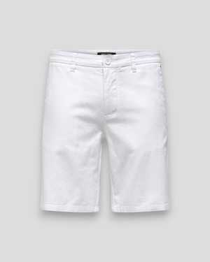 Mark 0011 Cotton Linen Shorts - White