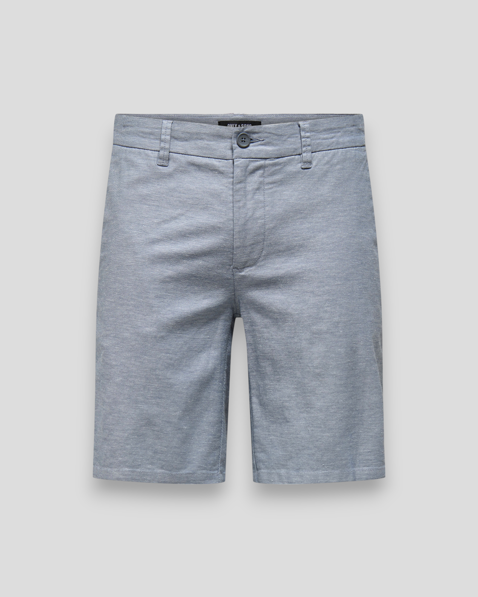 Mark 0011 Cotton Linen Shorts - Flint Stone