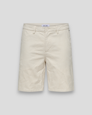 Mark 0011 Cotton Linen Shorts - Silver Lining