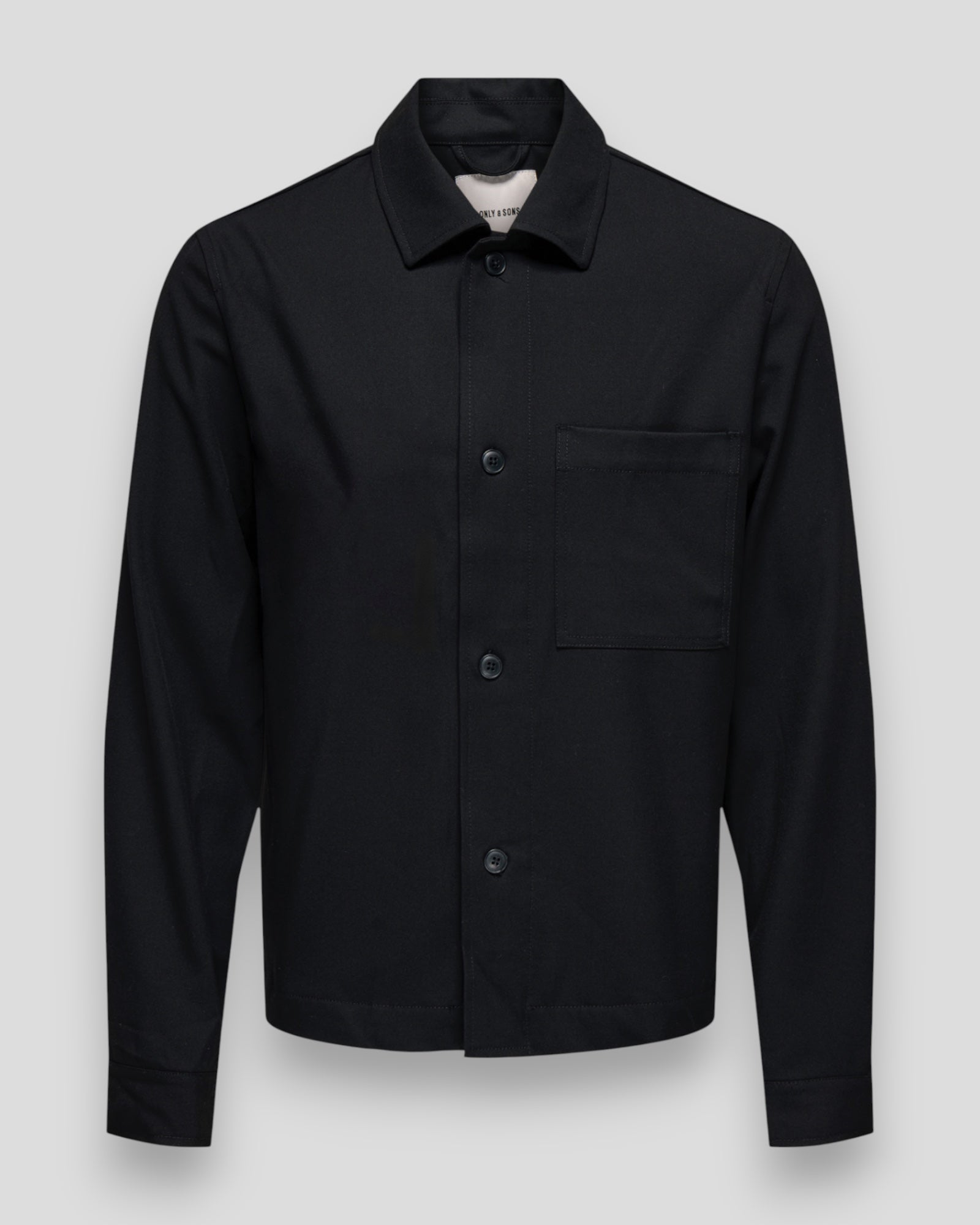 Miro Regular 0346 Overshirt - Black