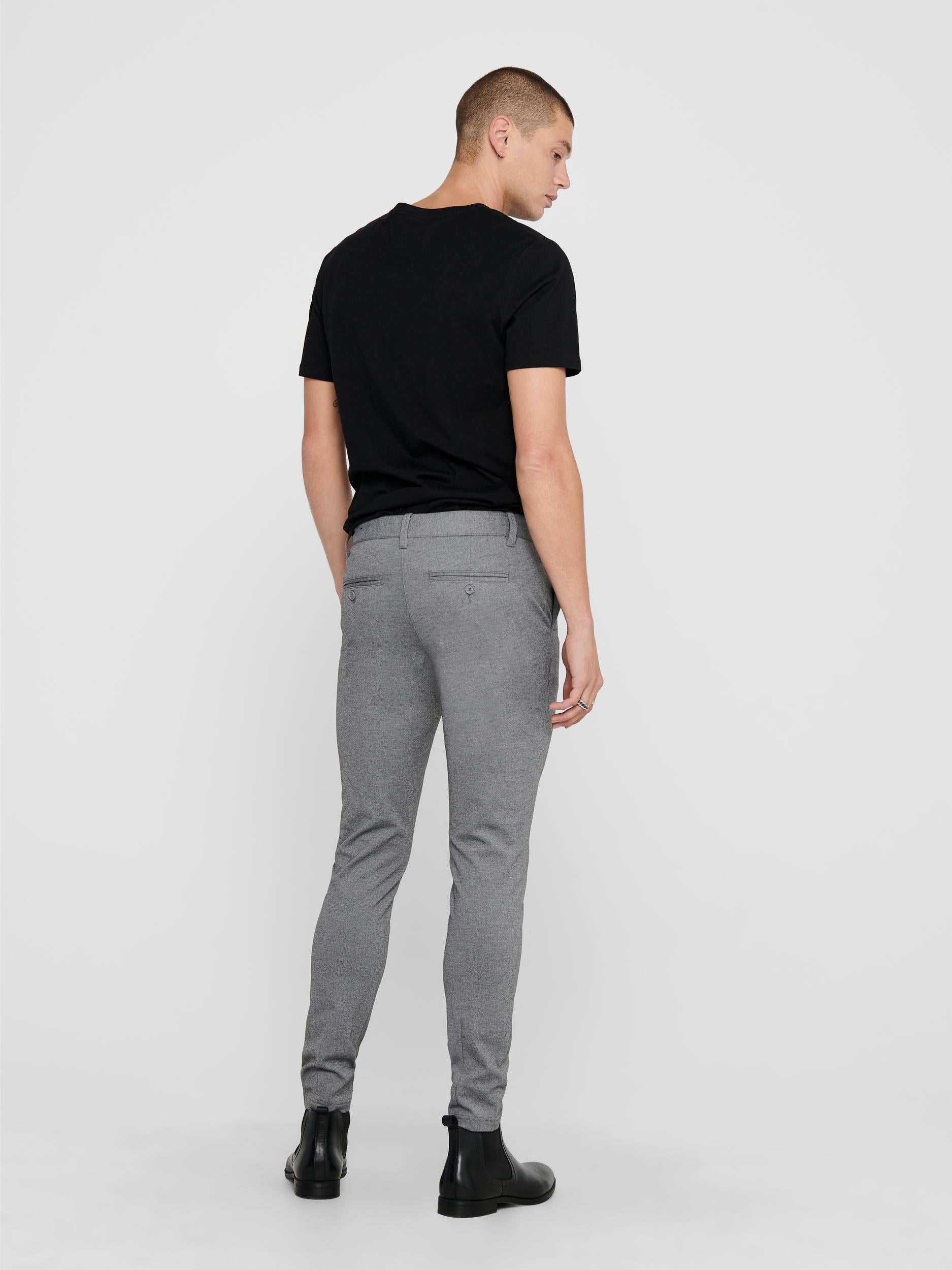 Mark Slim Gw 0209 Pant - Medium Grey Melange