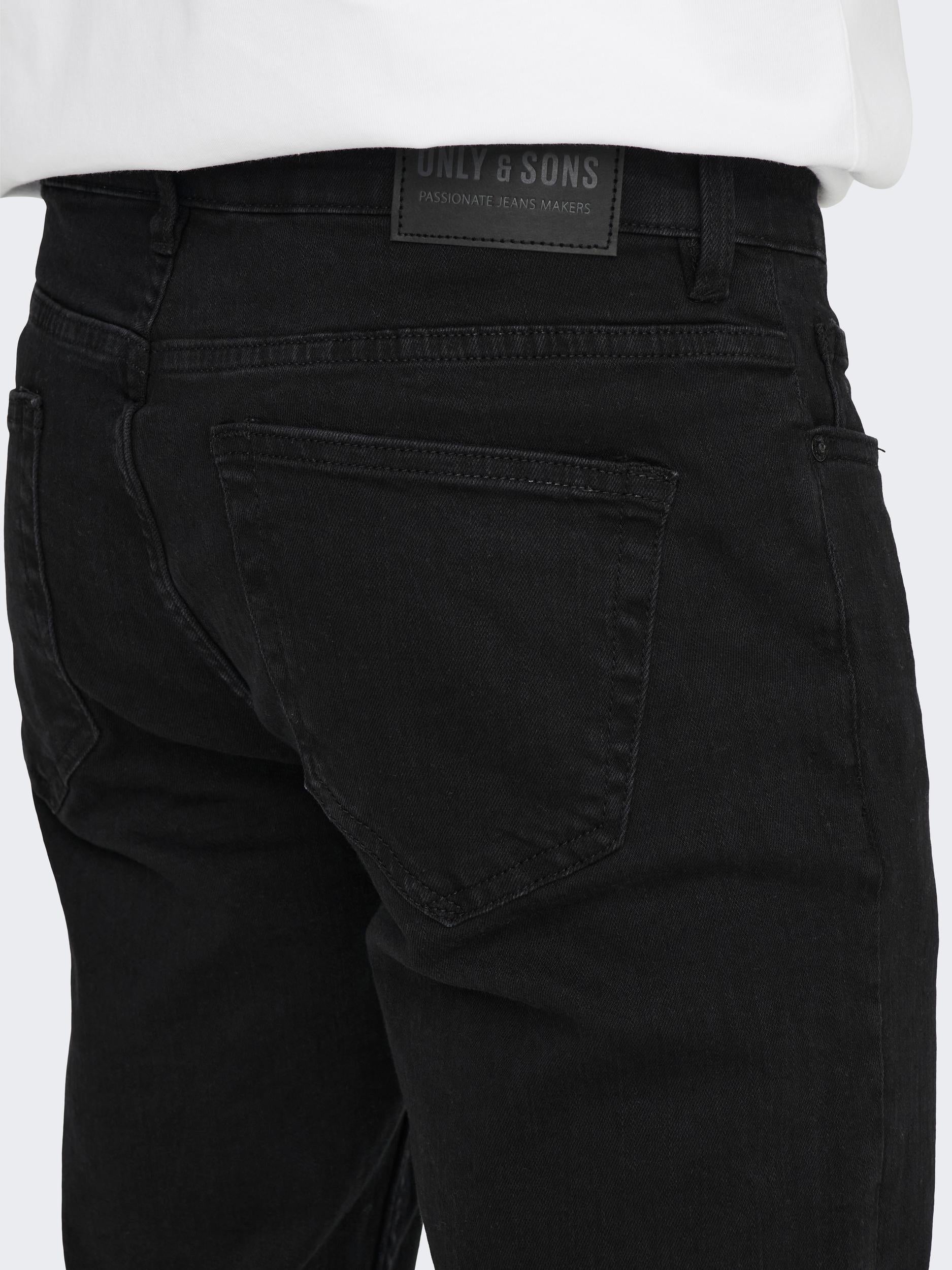 Weft Reg Black 2956 Jeans - Black Denim
