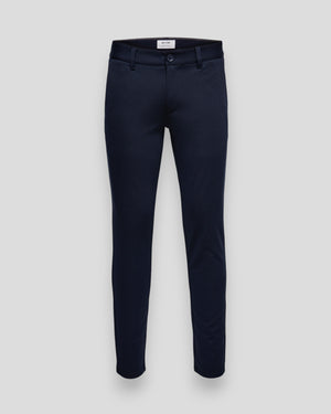 ONLY & SONS Mark Slim Gw 0209 bukser i Night Sky med slank pasform og moderne design.