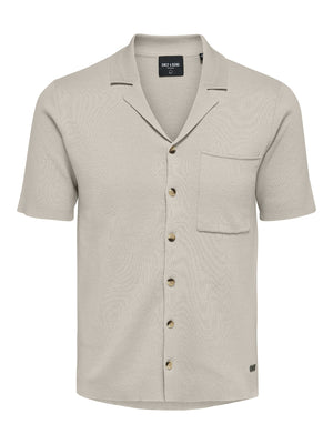Luke Life Collar Knit - Silver Lining