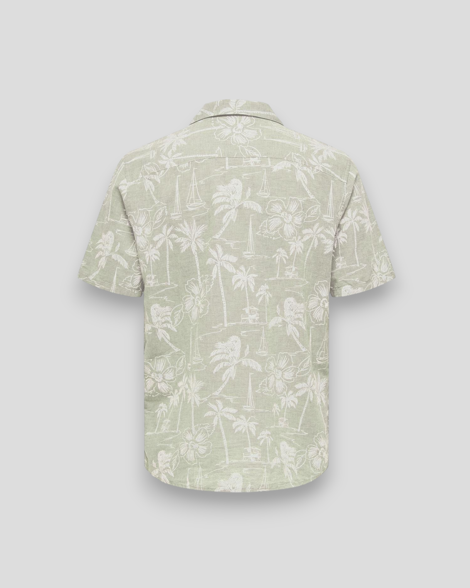 Caiden SS Hawaii Linen - Chinchilla