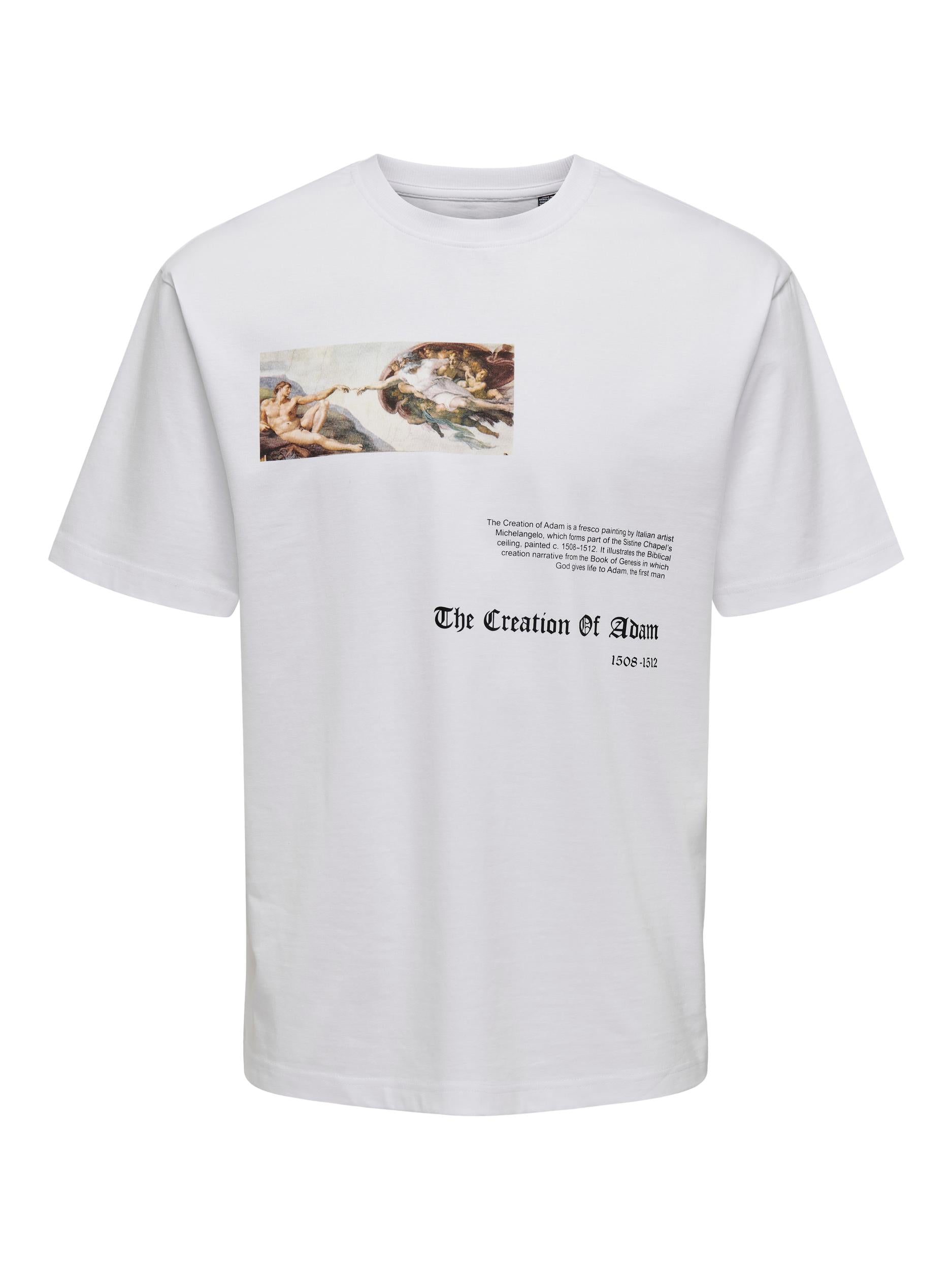 Apoh Life Rlx Ss Tee - White - The Sons online