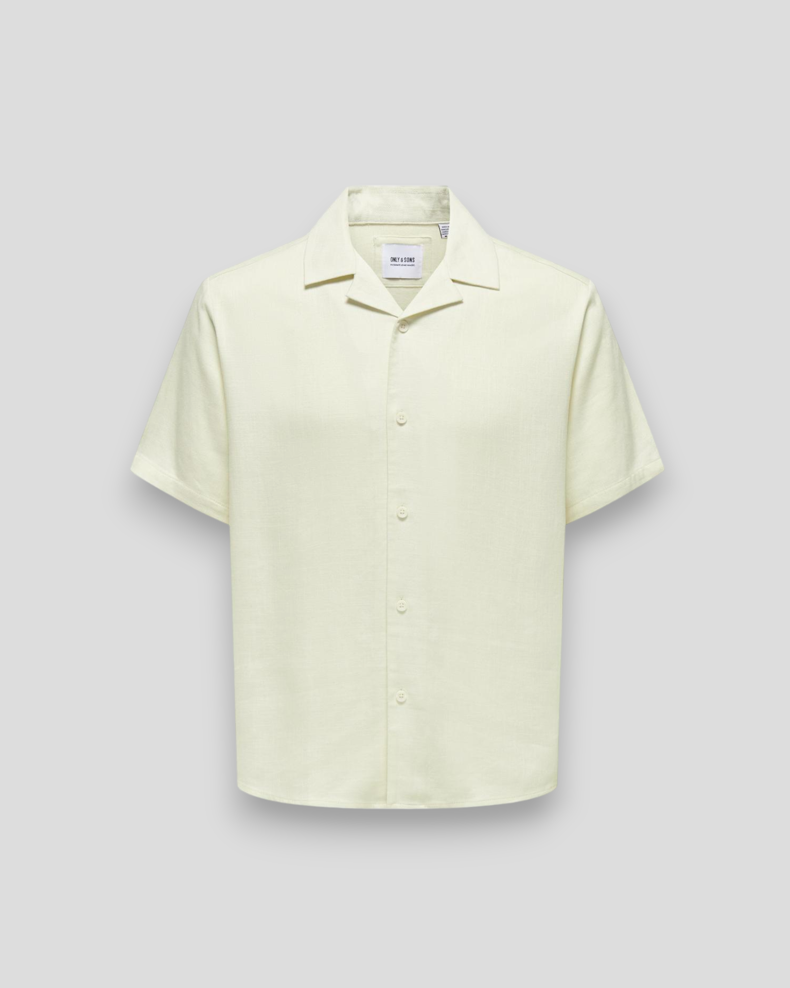 Kari Resort SS Shirt Viscose Linen - White