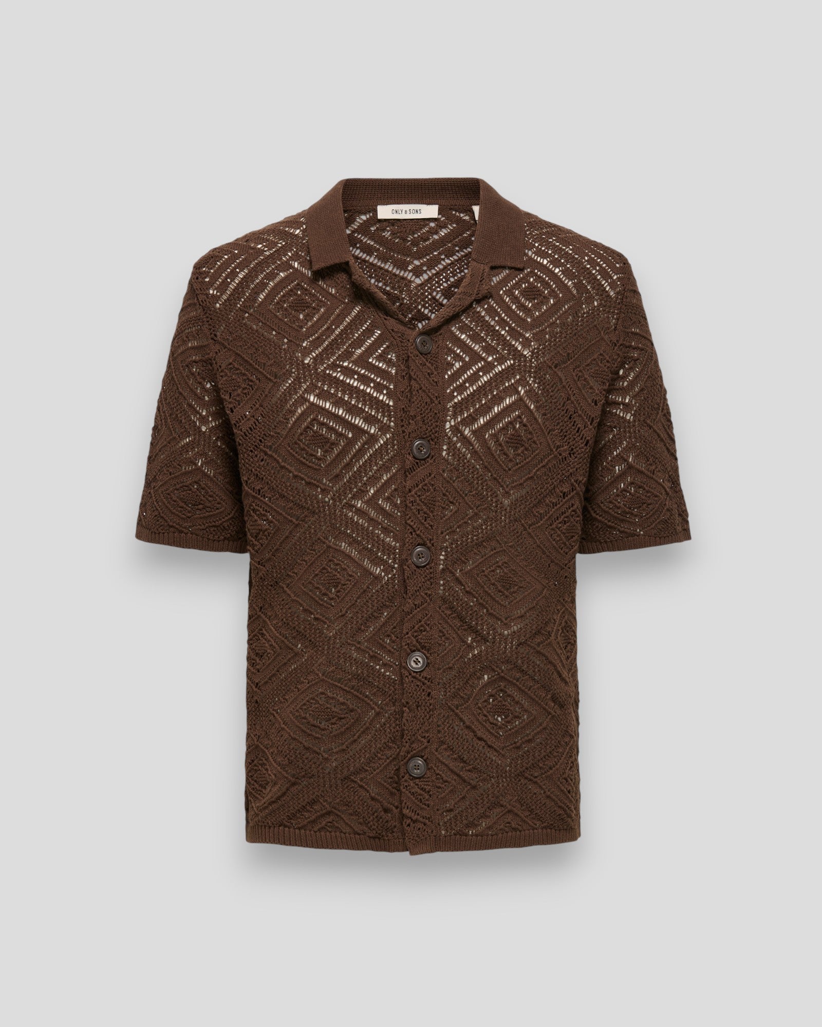 Kolmar Life Regular 5 SS Knit Shirt - Demitasse