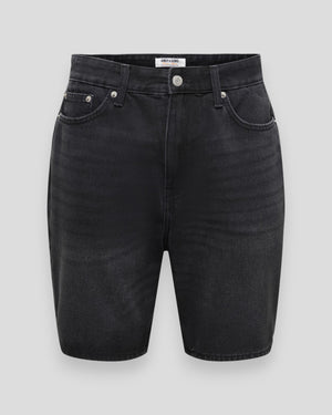 ONLY & SONS Fade Pim denim shorts i vaskede sorte, afslappet pasform og moderne design, perfekt til sommerudflugter.