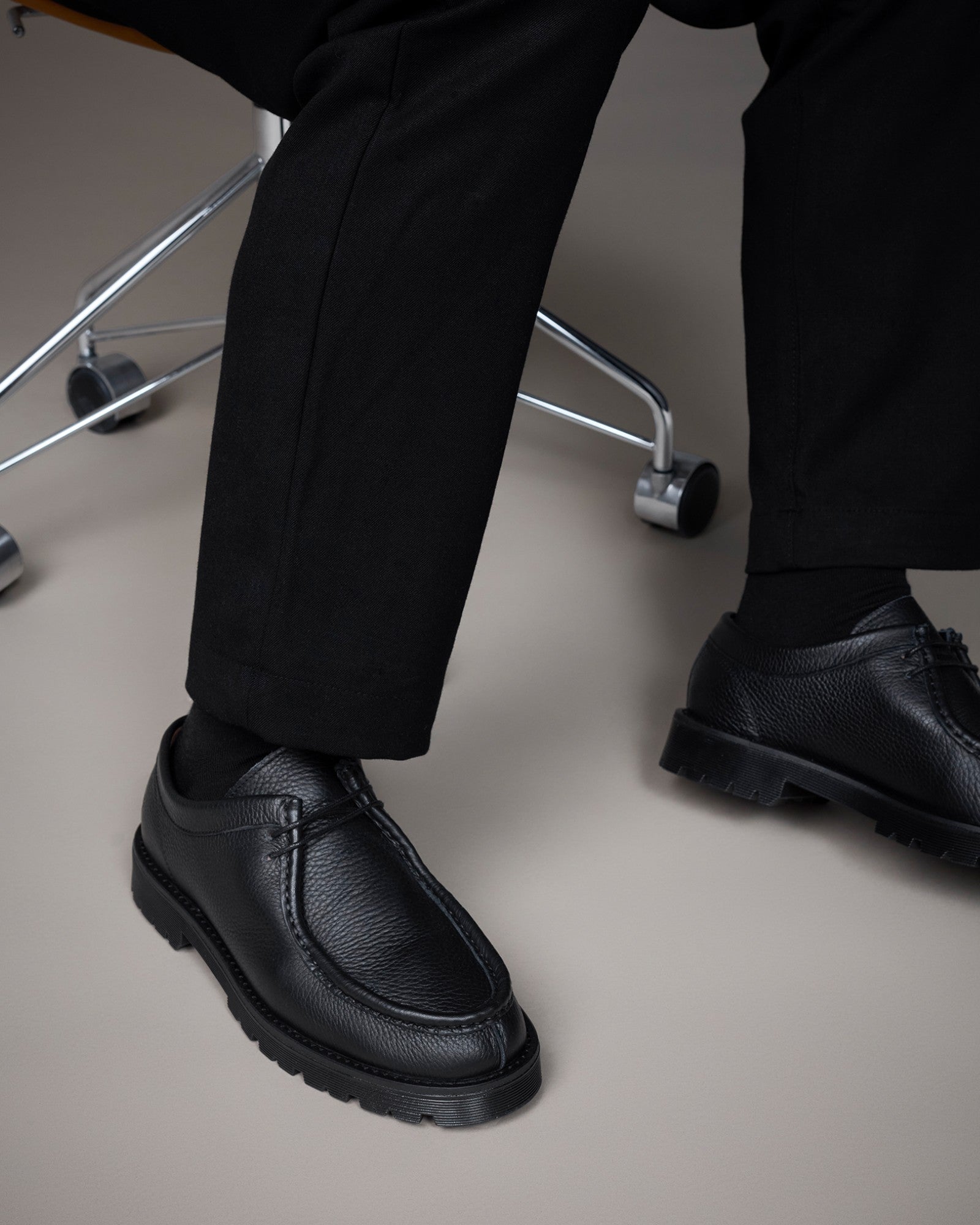 Malo - Black Tumbled Leather
