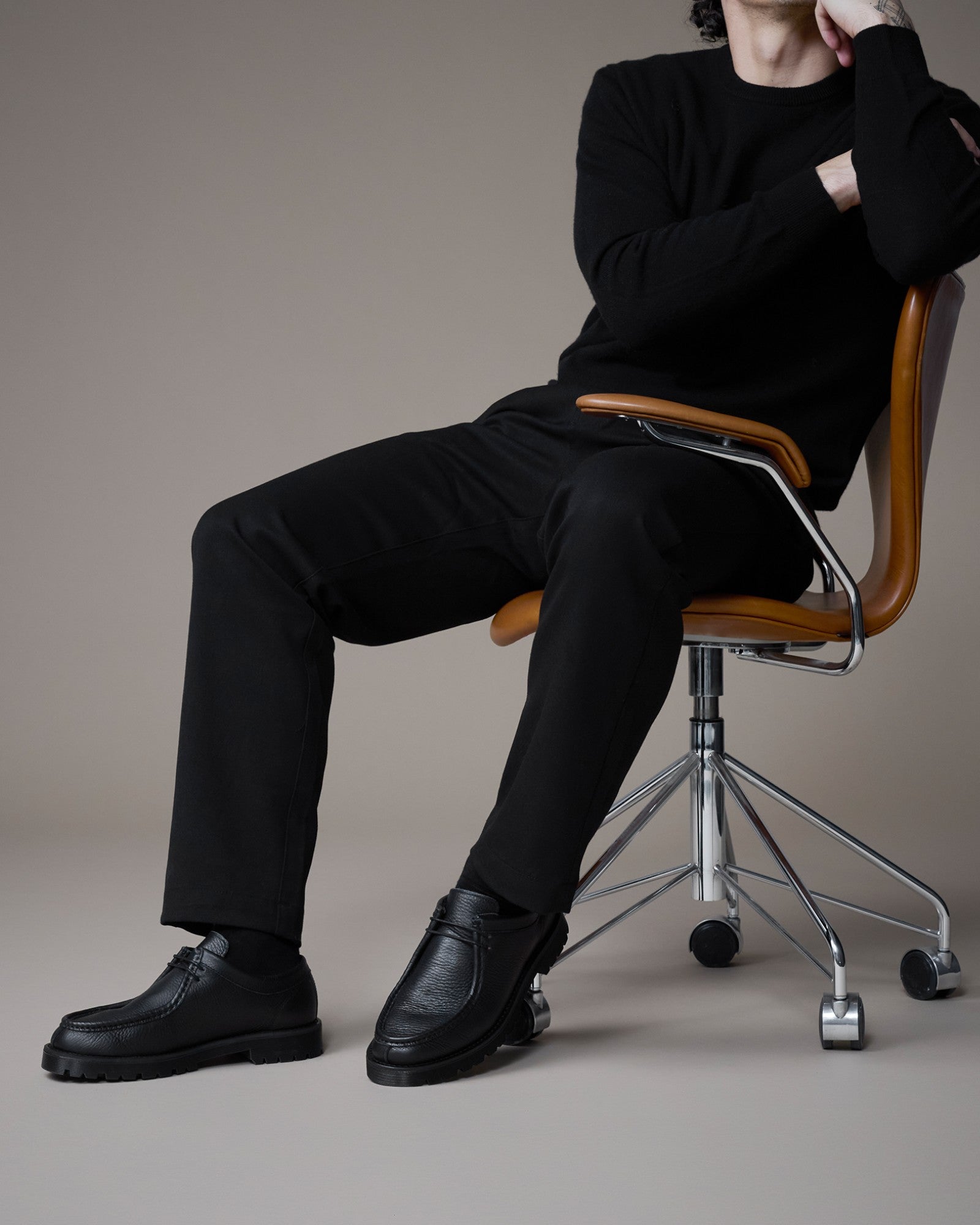 Malo - Black Tumbled Leather