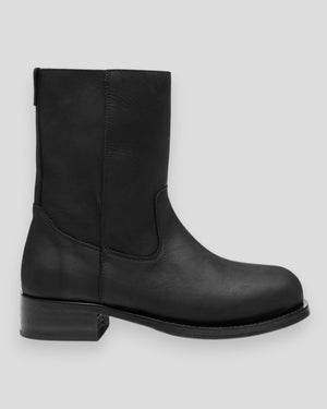 Jessie - Black Crazy Horse Leather