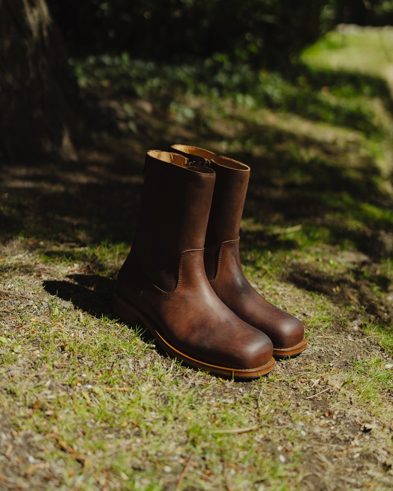 Jessie - DK. Brown Crazy Horse Leather