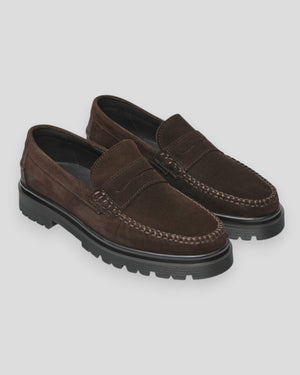 Austin Loafers - Brown Suede