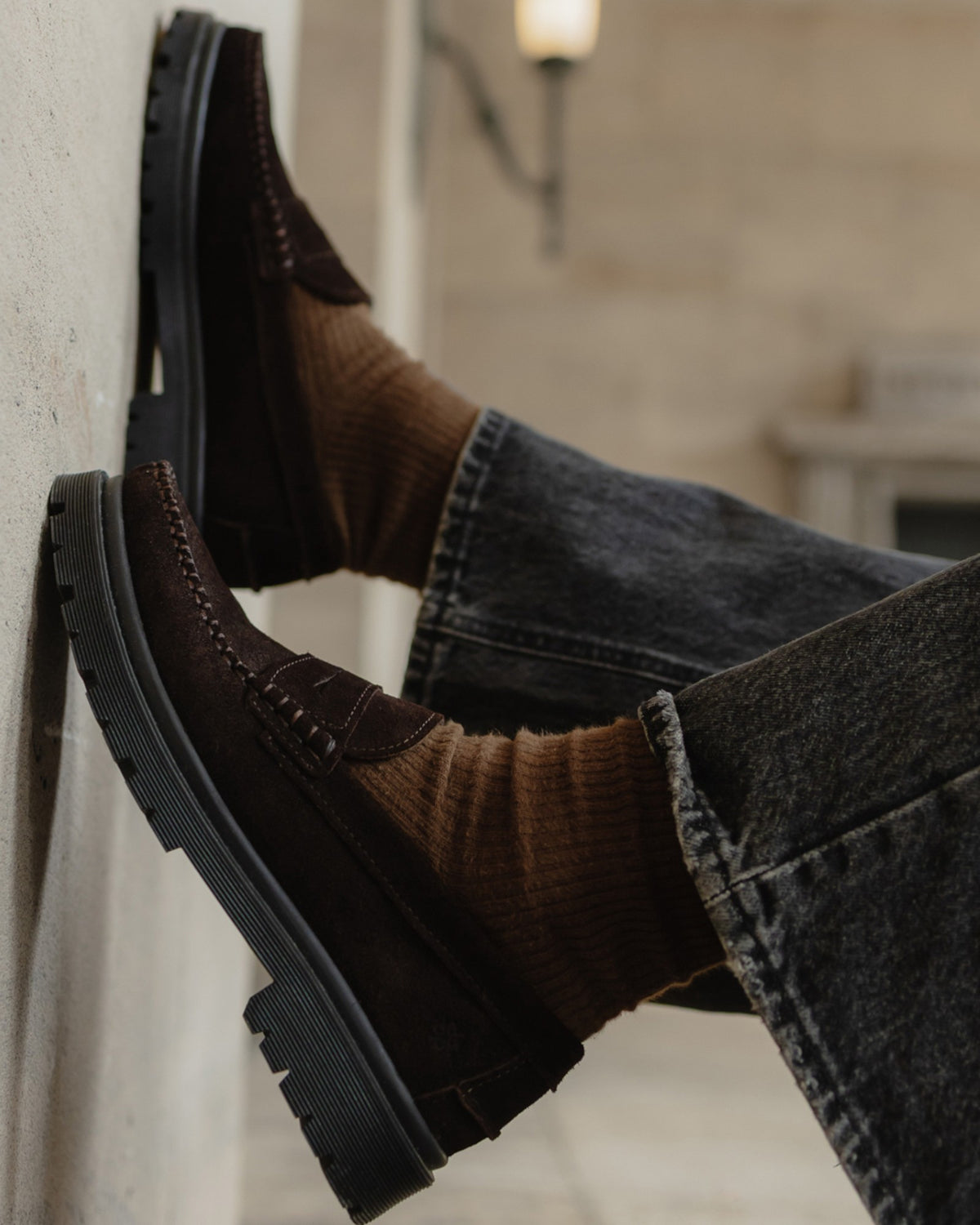 Austin Loafers - Brown Suede