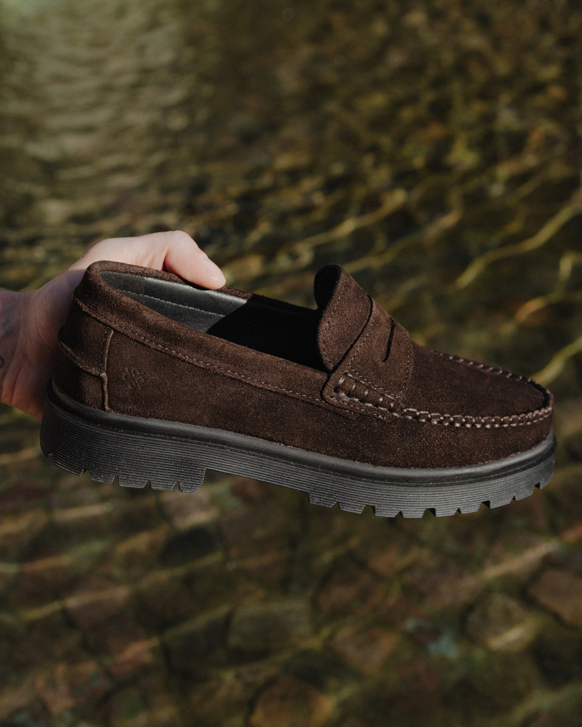 Austin Loafers - Brown Suede
