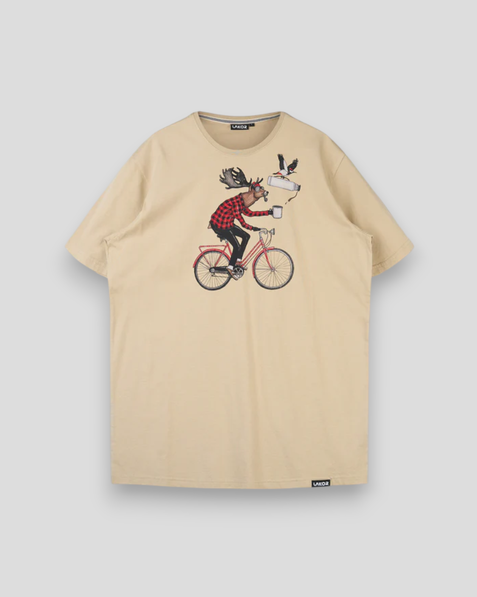 Off To Work T-Shirt - White Pepper