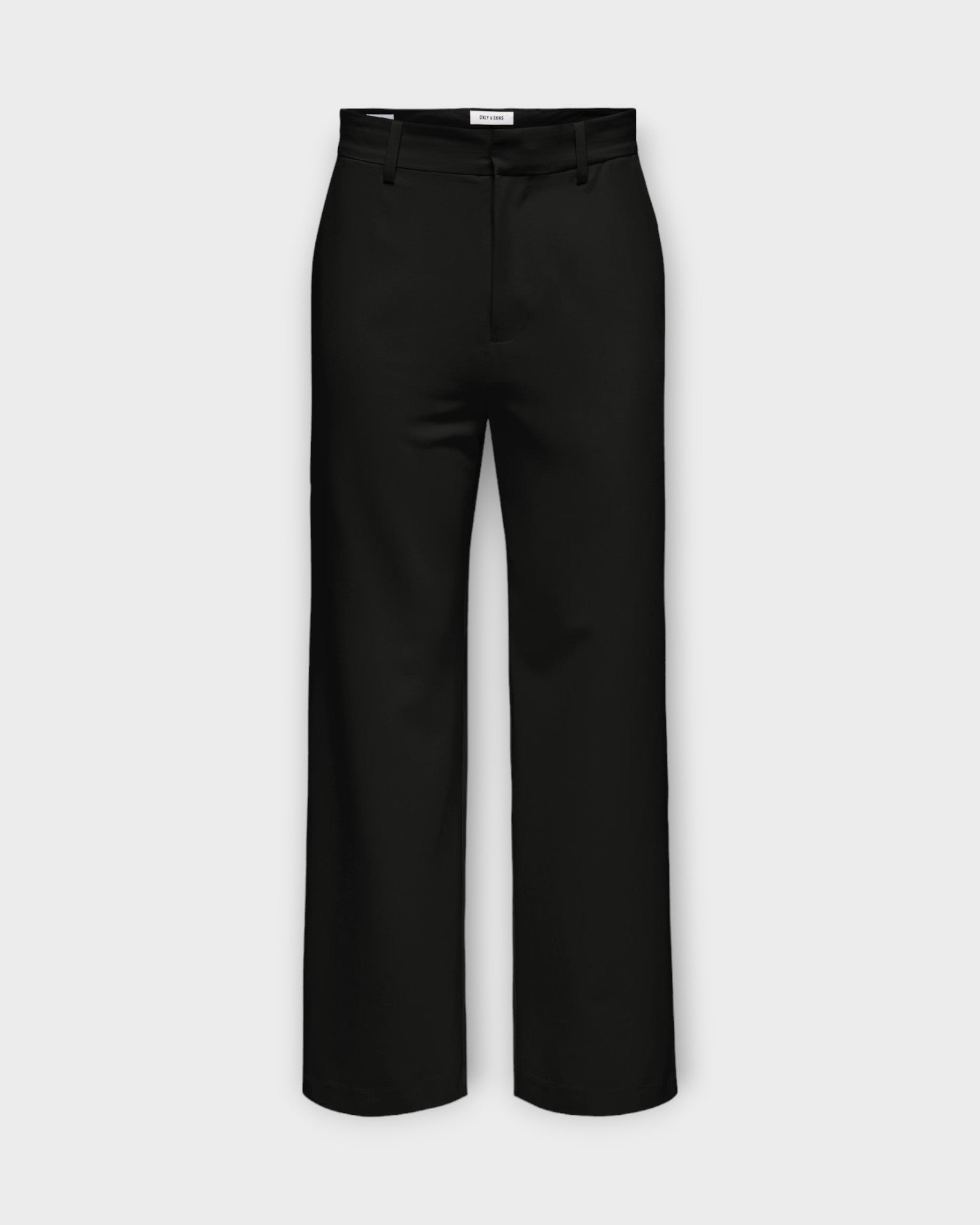 Bob le Loose 0071 Pant Black. Sorte Loose fit Only & Sons Bukser. Her set forfra.