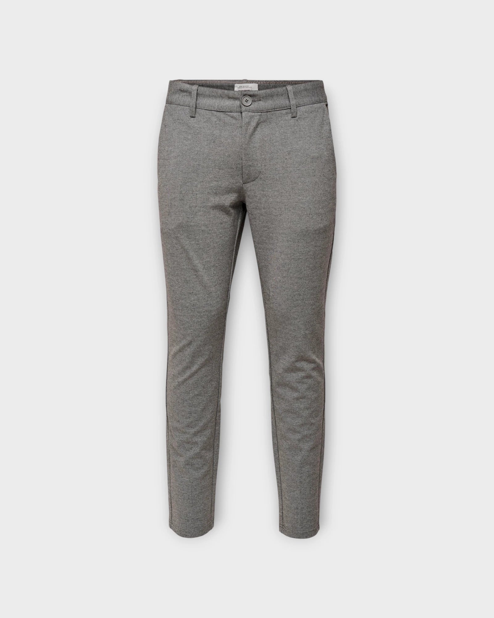 Mark Slim Gw 0209 Pant Medium Grey Melange - Grå Only and Sons til Mænd. Her set forfra.