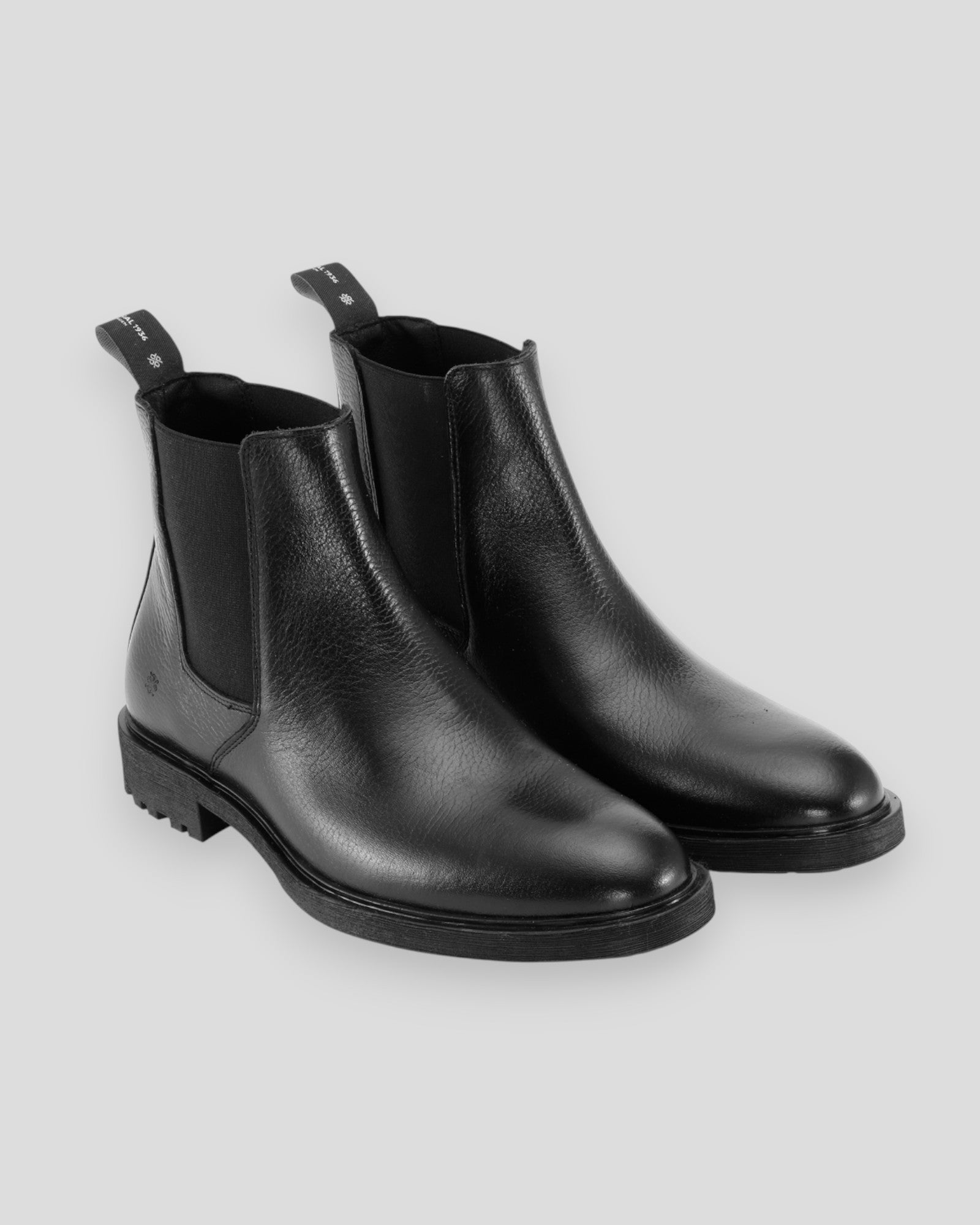 Jerome - Black Tumbled Leather