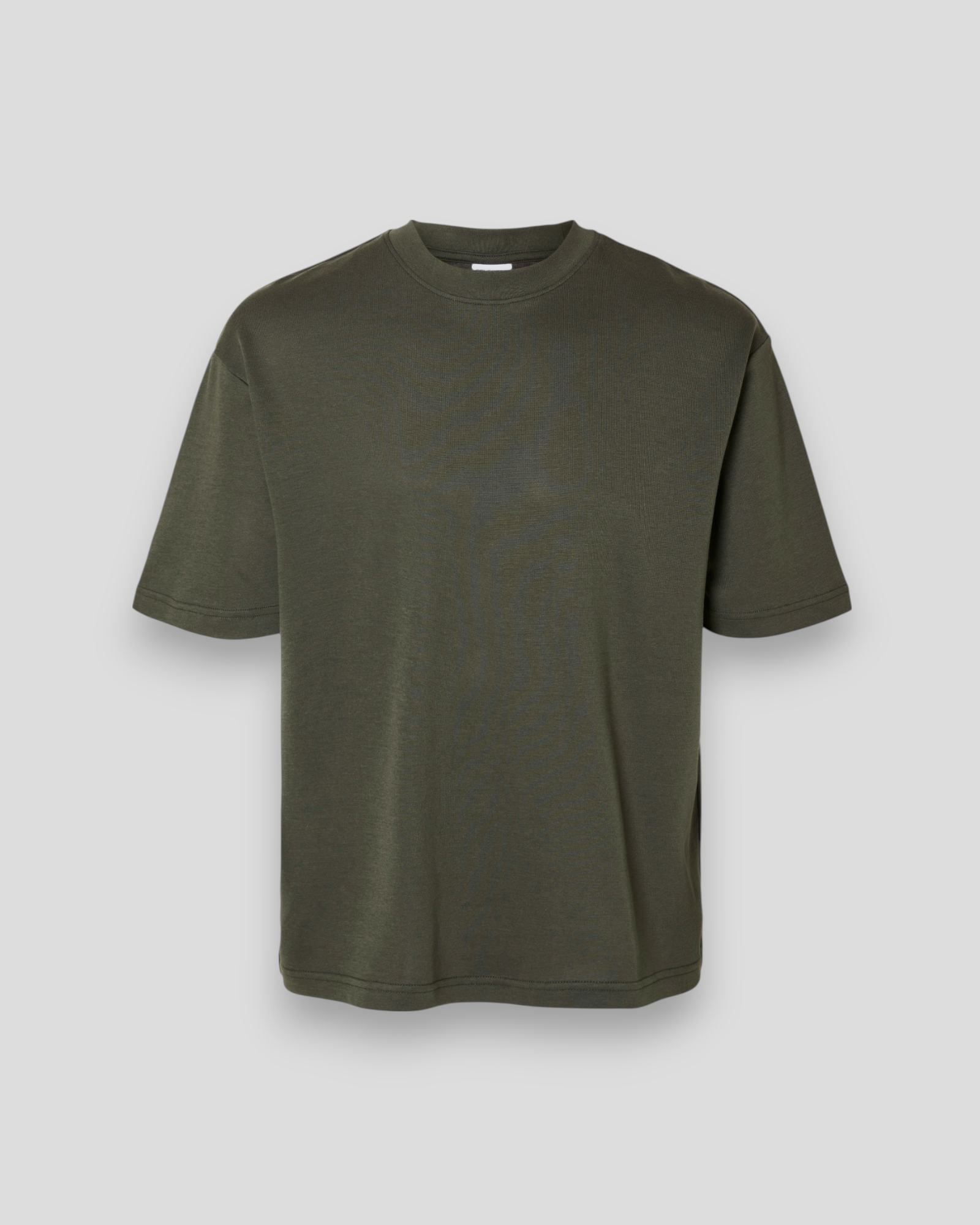 Loose Oscar SS O-Neck Tee - Deep Forest