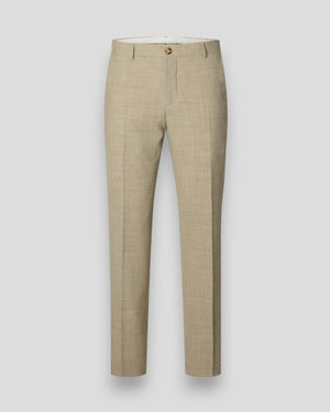 Slim Oasis Linen Trousers - Sand
