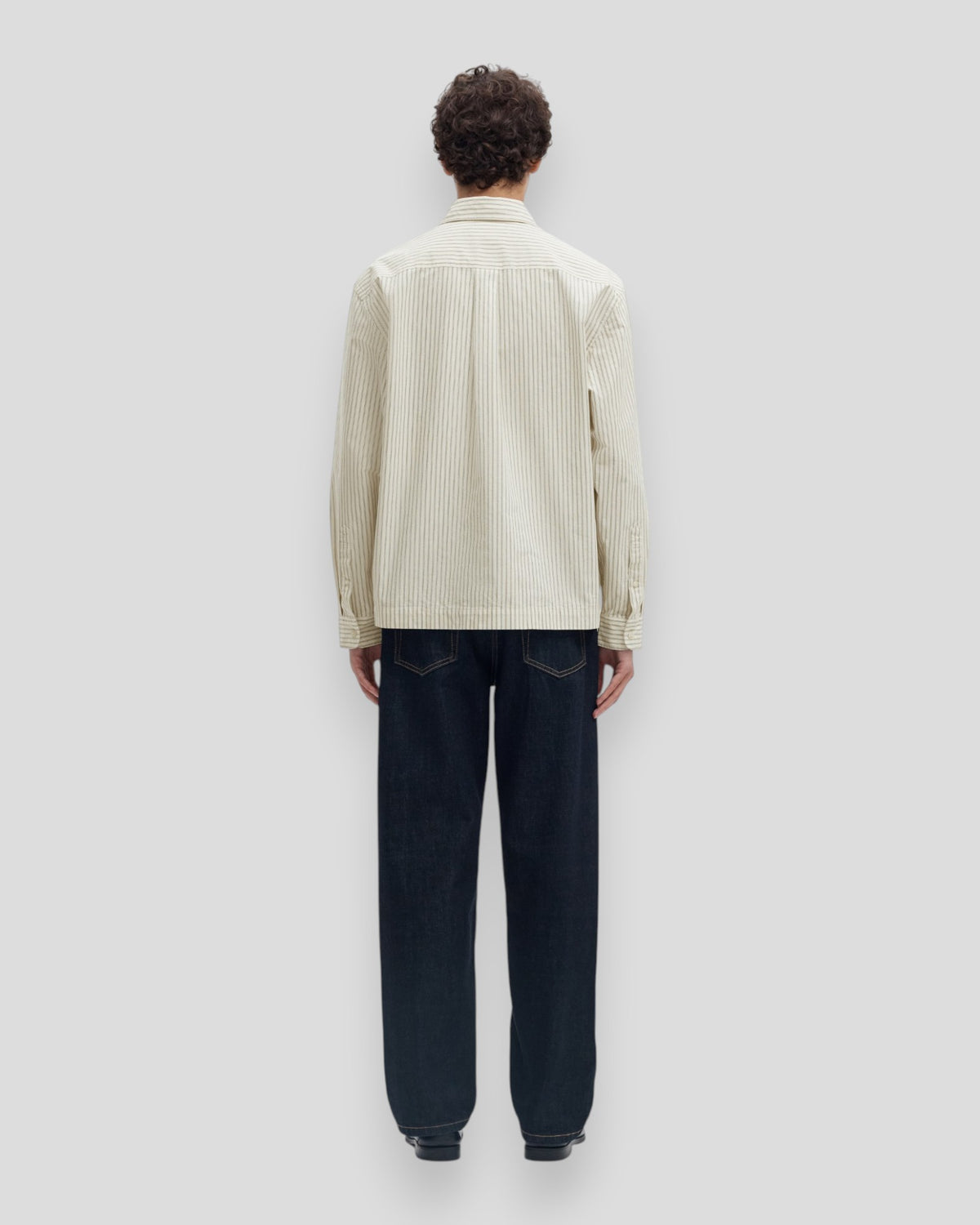 Svend-Banks Relaxed Light Shirt - Pure Cashmere Stripes