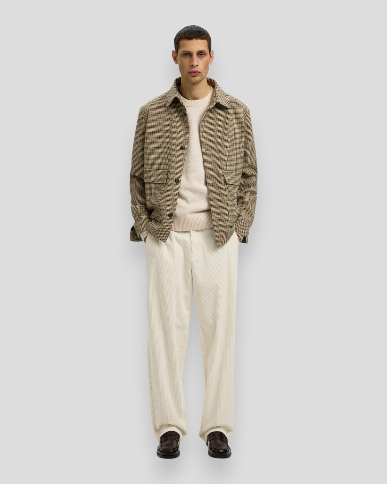 Rai LS Knit Crew Neck - Oatmeal
