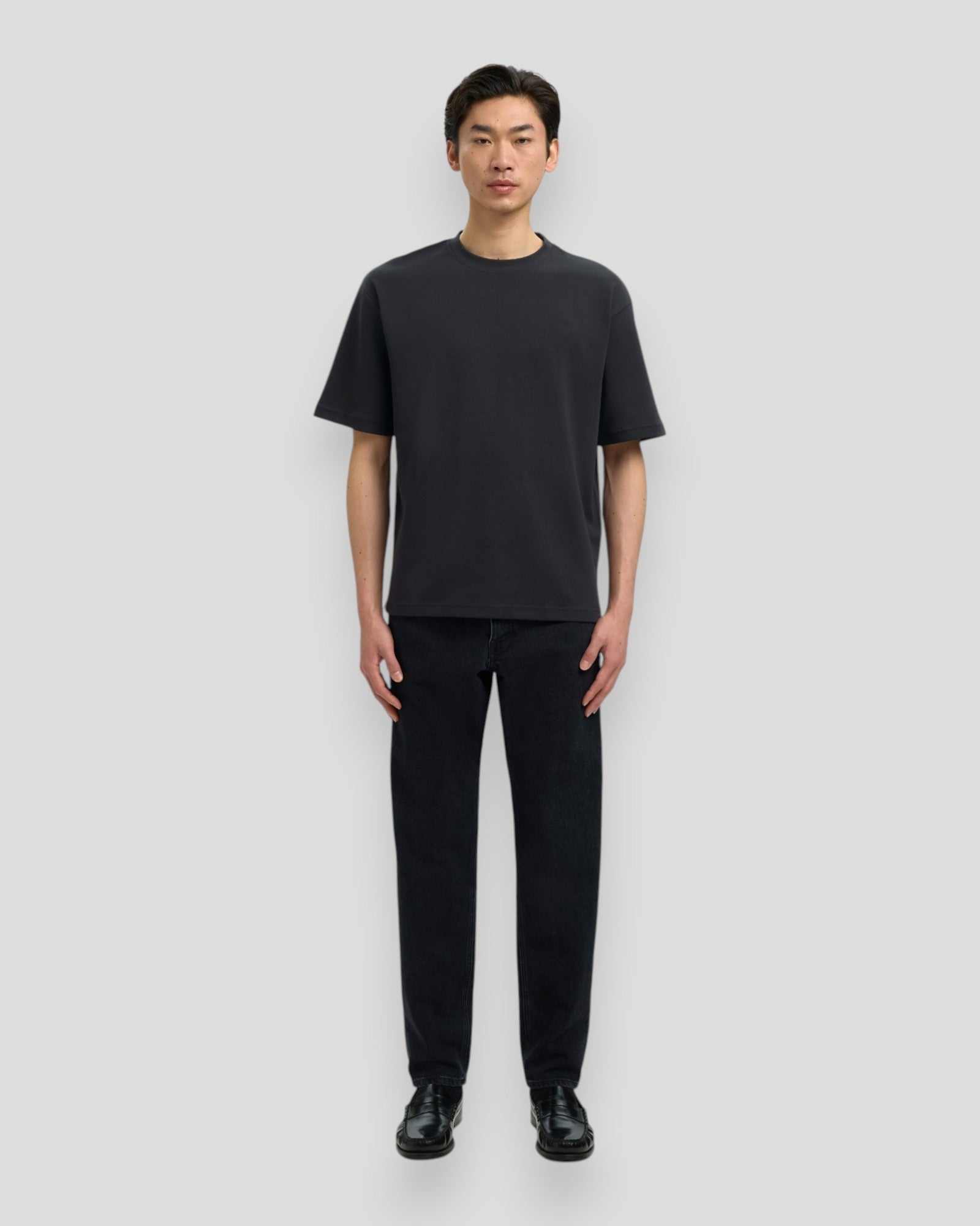 Loose Oscar SS O-Neck Tee - Black