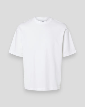 Loose Oscar SS O-Neck Tee - Bright White