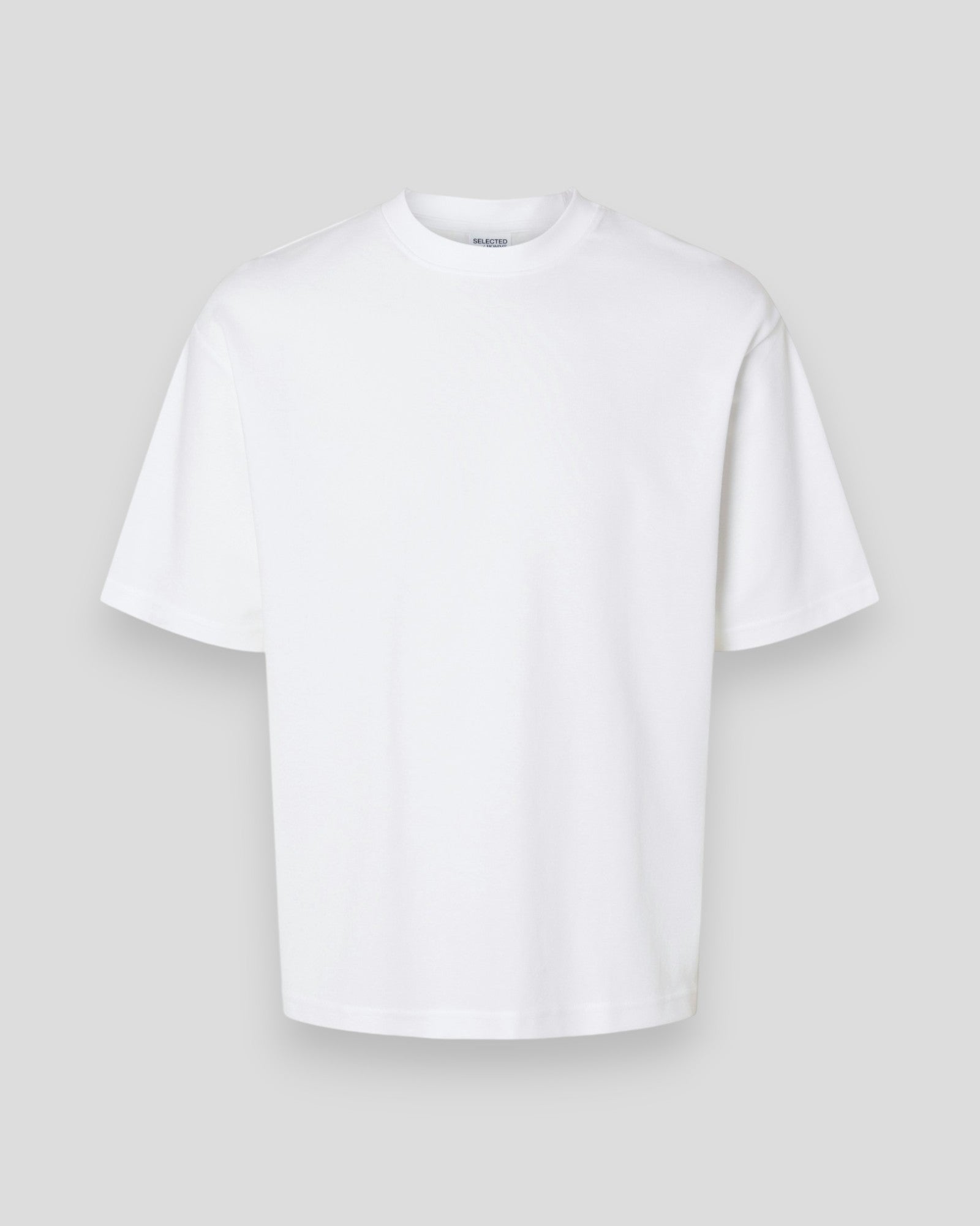 Loose Oscar SS O-Neck Tee - Bright White