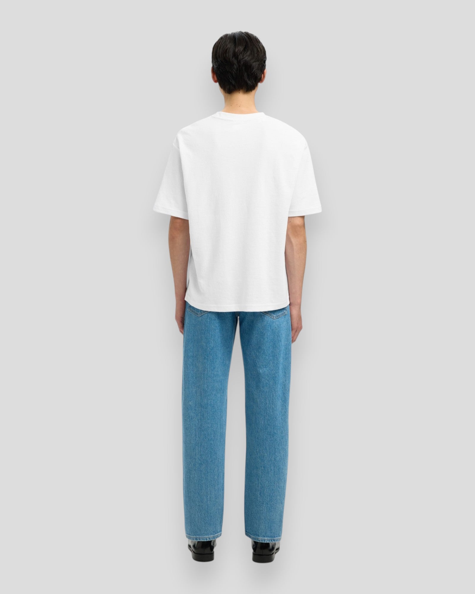 Loose Oscar SS O-Neck Tee - Bright White