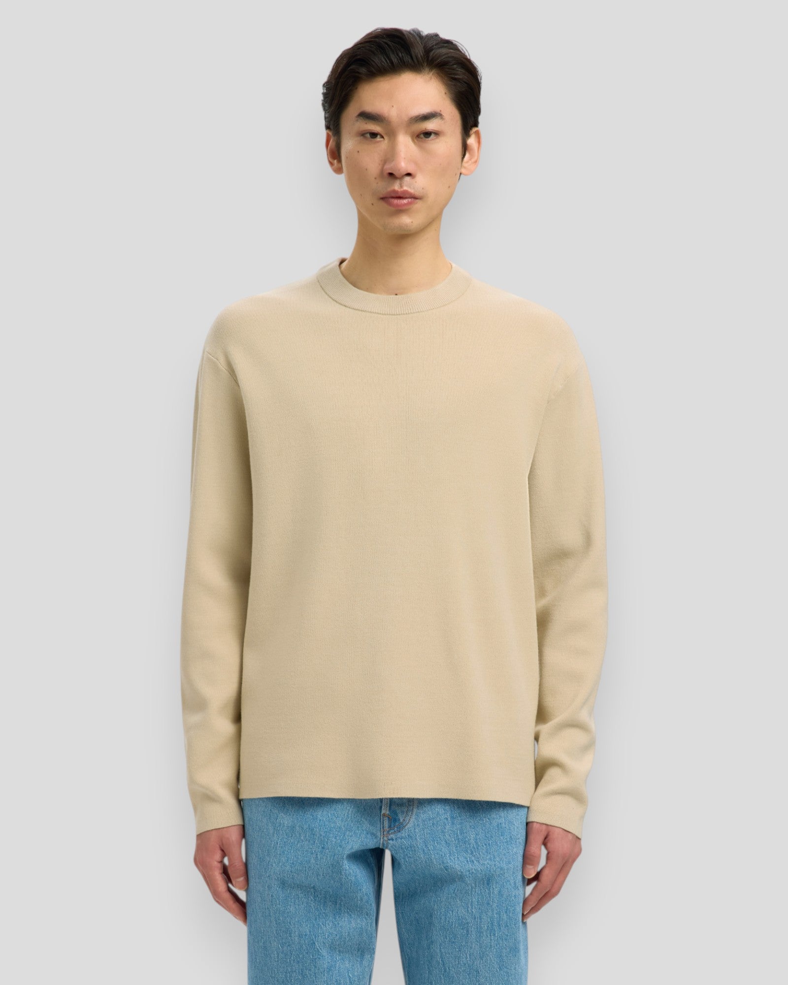 Teller FN Relaxed Crew Neck - Oatmeal