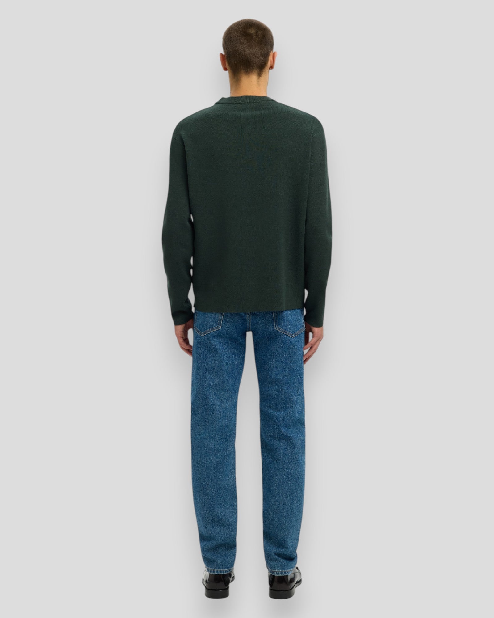 Teller FN Relaxed Crew Neck - Deep Forest