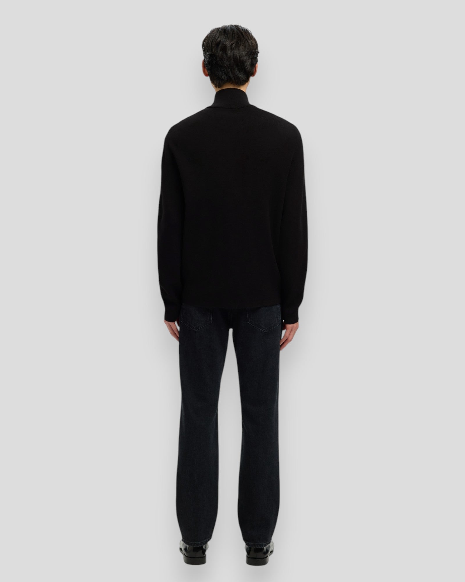 Teller FN Relaxed Zip Cardigan - Black