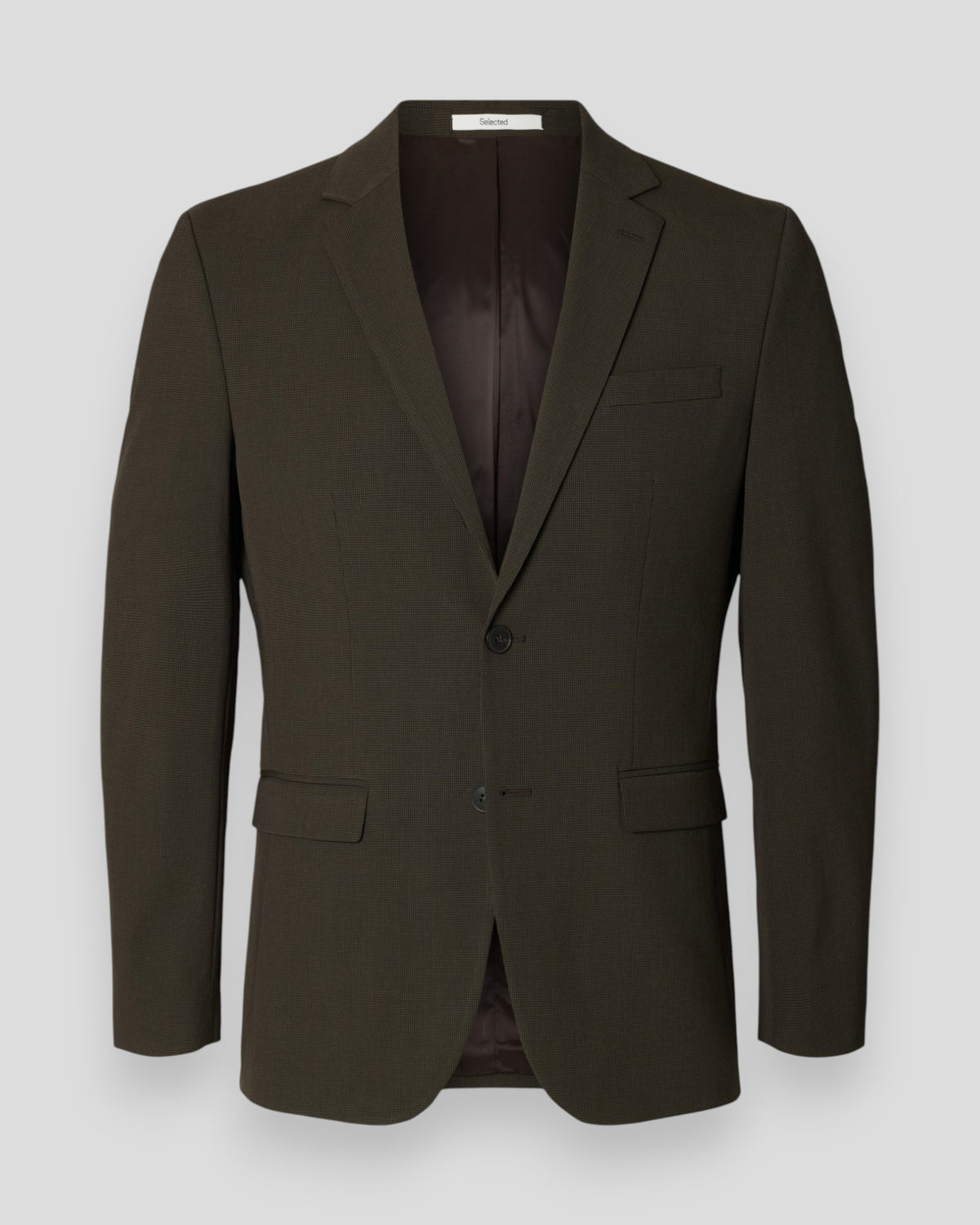 Slim-Liam Mini Hounds Blazer Flex - Dark Brown Melange Pattern
