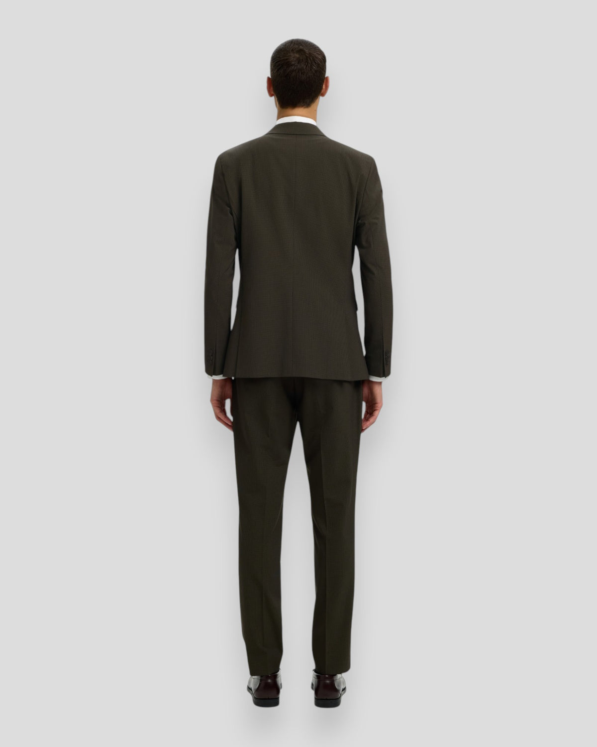 Slim-Liam Mini Hounds Blazer Flex - Dark Brown Melange Pattern