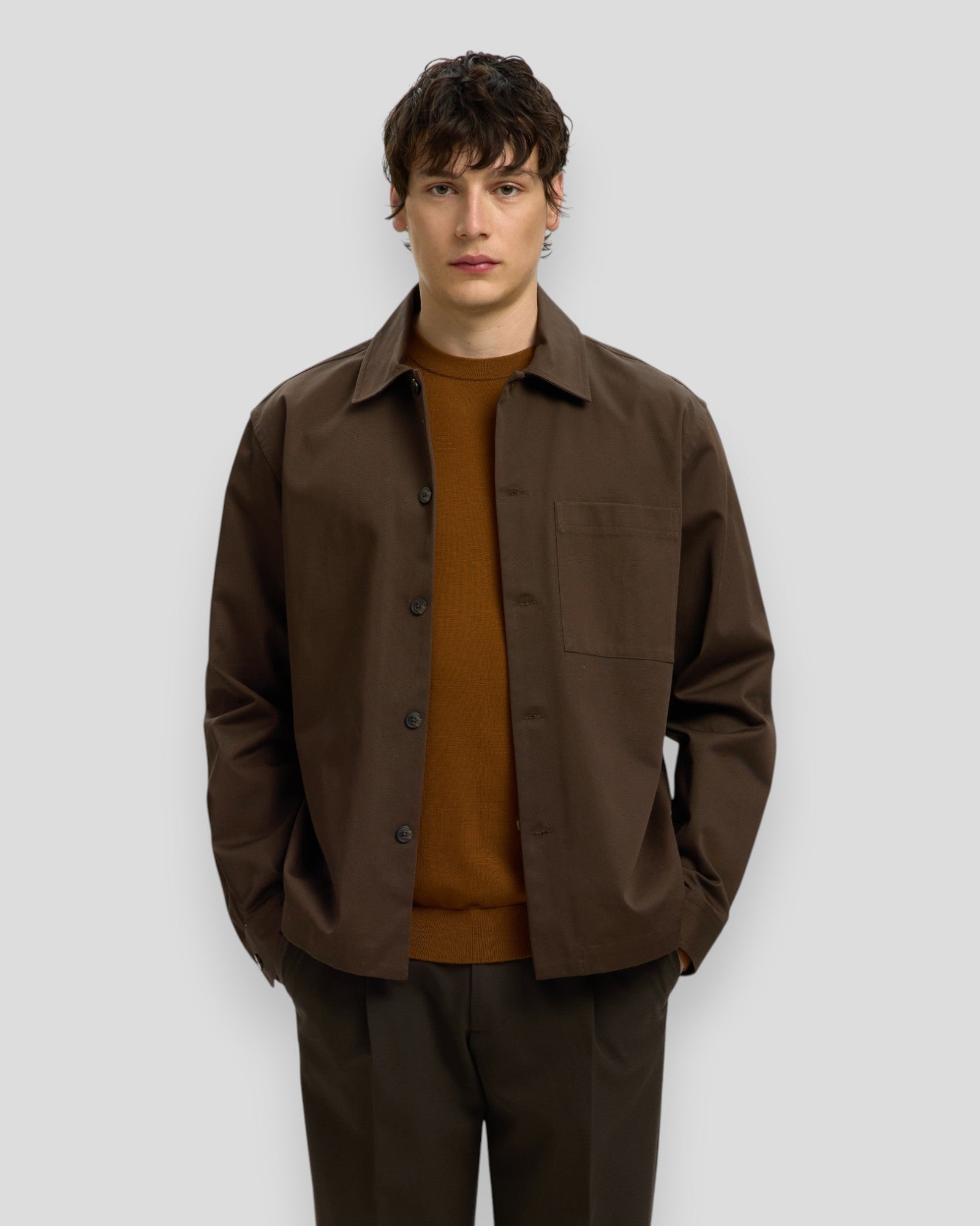 Otto Tate Heavy Twill Overshirt - Delicioso