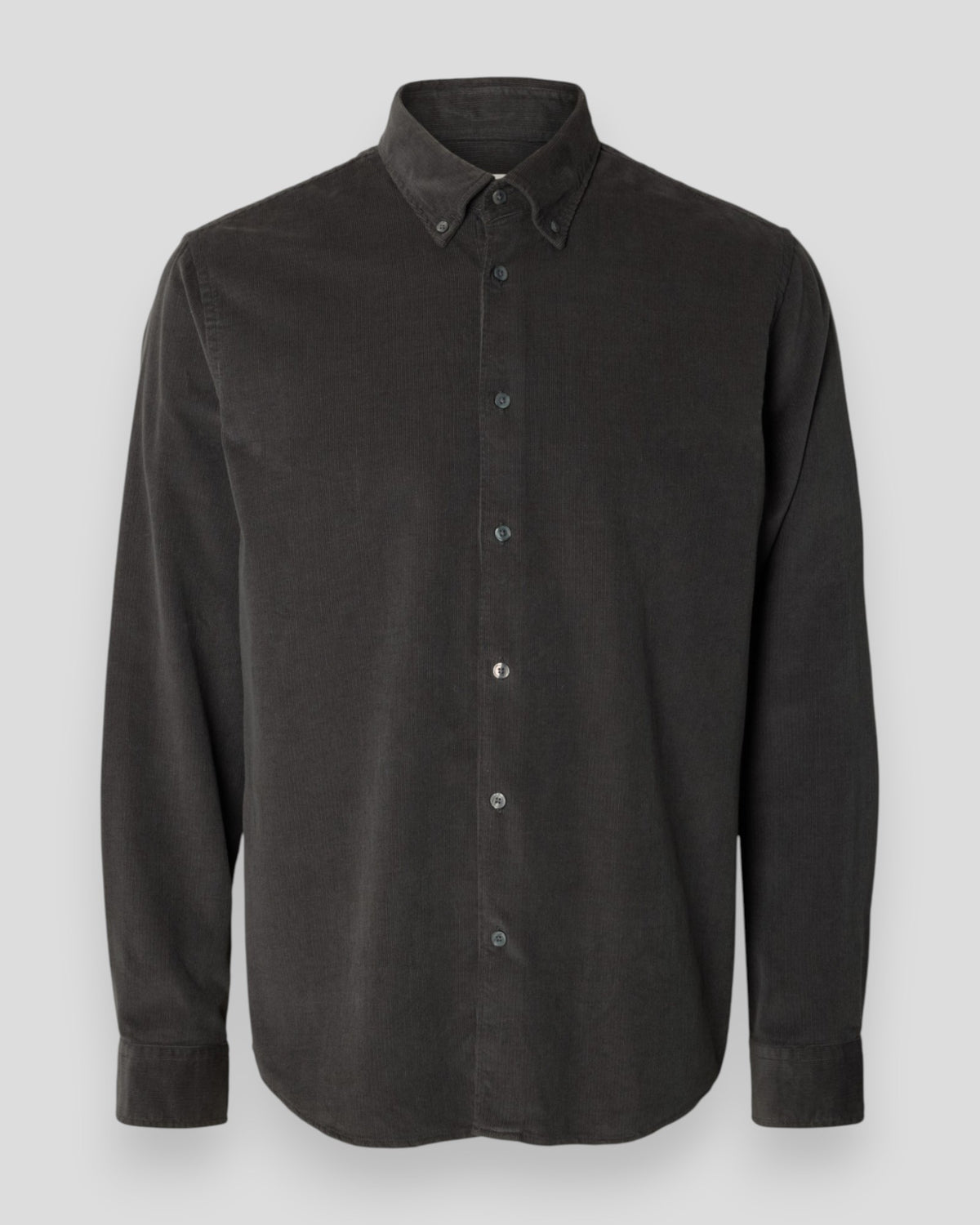 Regular Cole Danni Cord BD LS Shirt - Dark Shadow