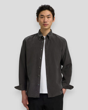 Regular Cole Danni Cord BD LS Shirt - Dark Shadow