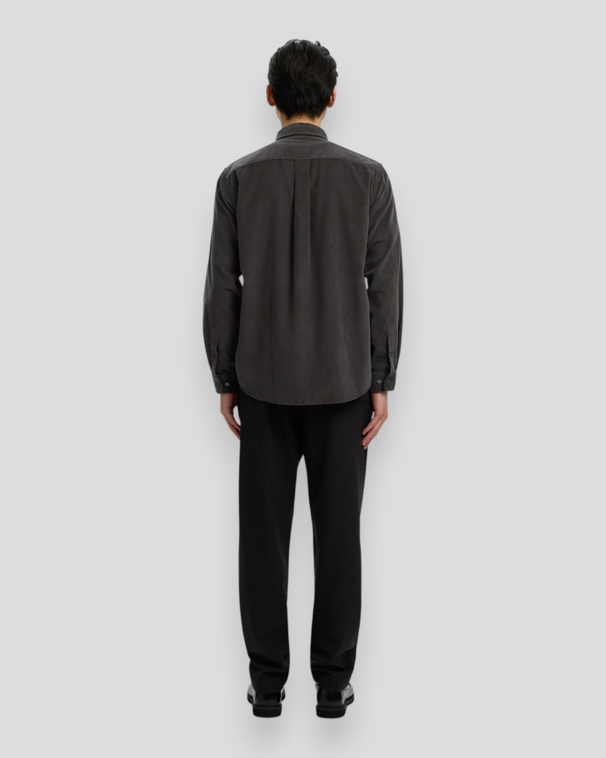 Regular Cole Danni Cord BD LS Shirt - Dark Shadow