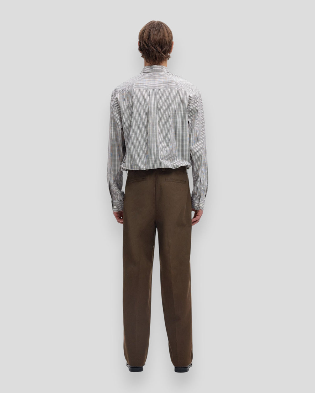 Loose Luke Wool Blend Pant 220 - Turkish Coffee
