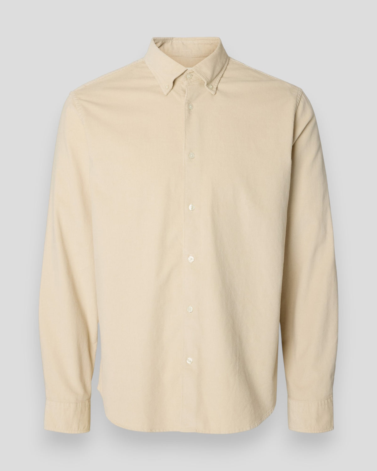 Regular Cole Danni Cord BD LS Shirt - Silver Birch