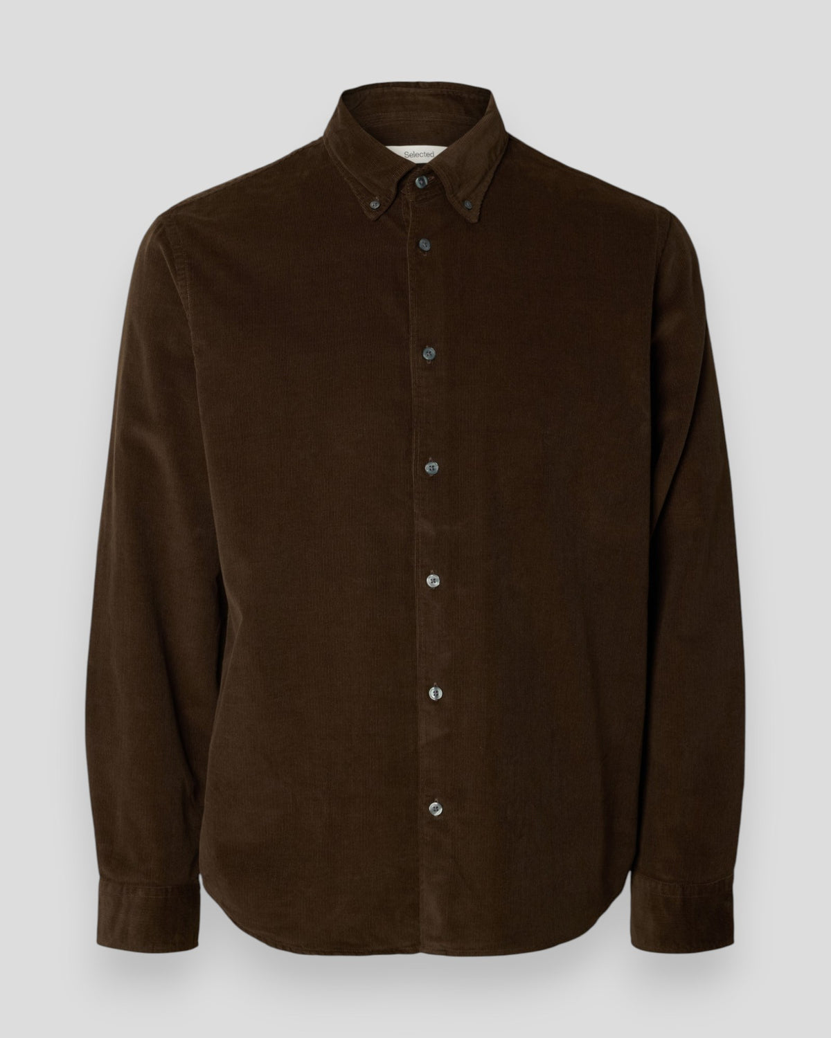 Regular Cole Danni Cord BD LS Shirt - Turkish Coffee