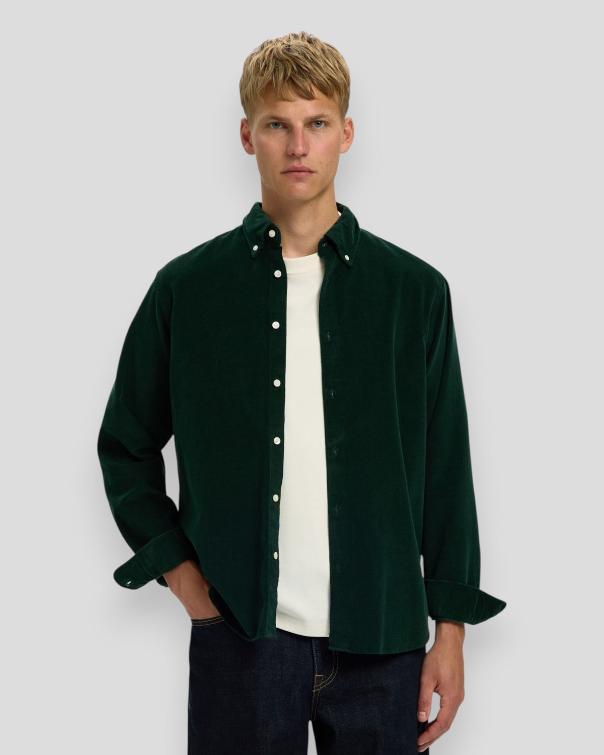 Regular Cole Danni Cord BD LS Shirt - Pine Grove