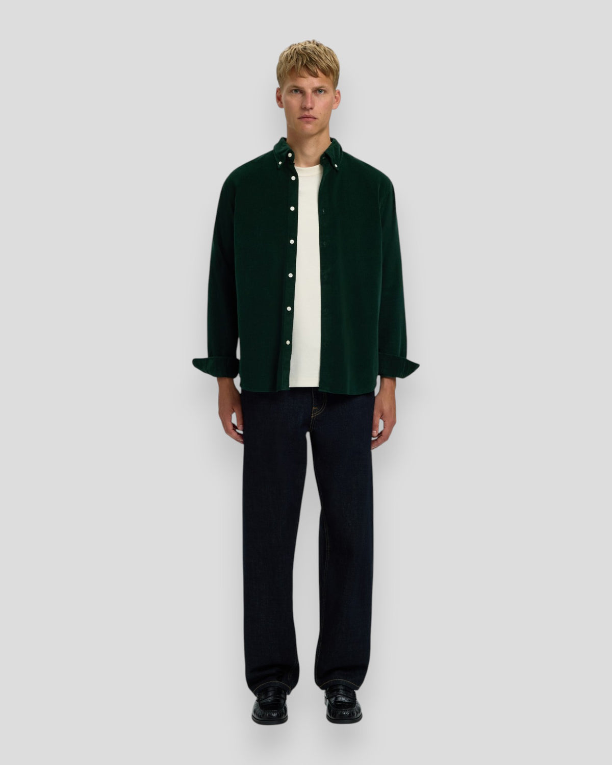 Regular Cole Danni Cord BD LS Shirt - Pine Grove