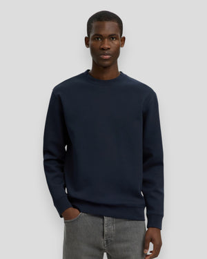 Tom Soft Crew Neck Sweat - Sky Captain