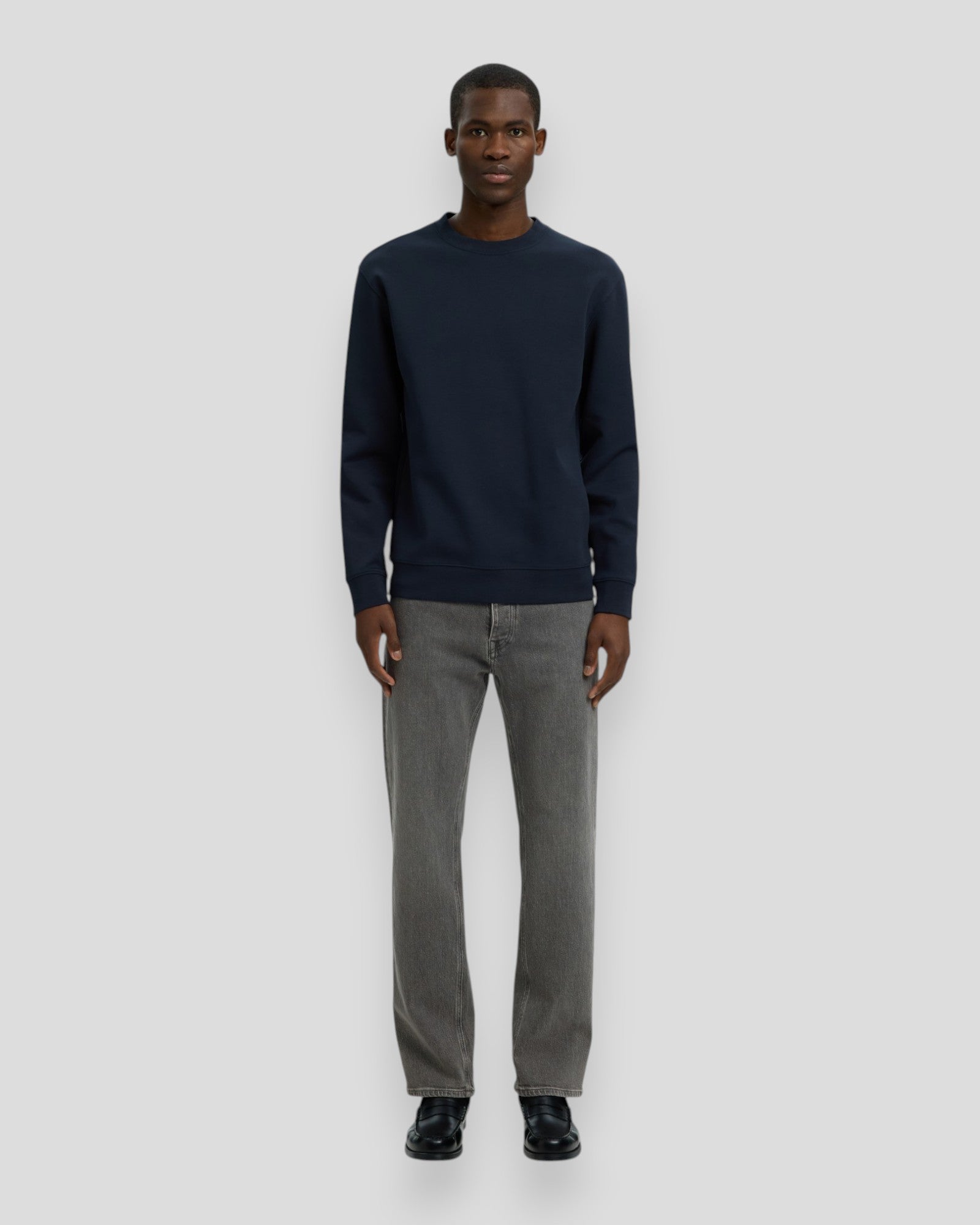 Tom Soft Crew Neck Sweat - Sky Captain