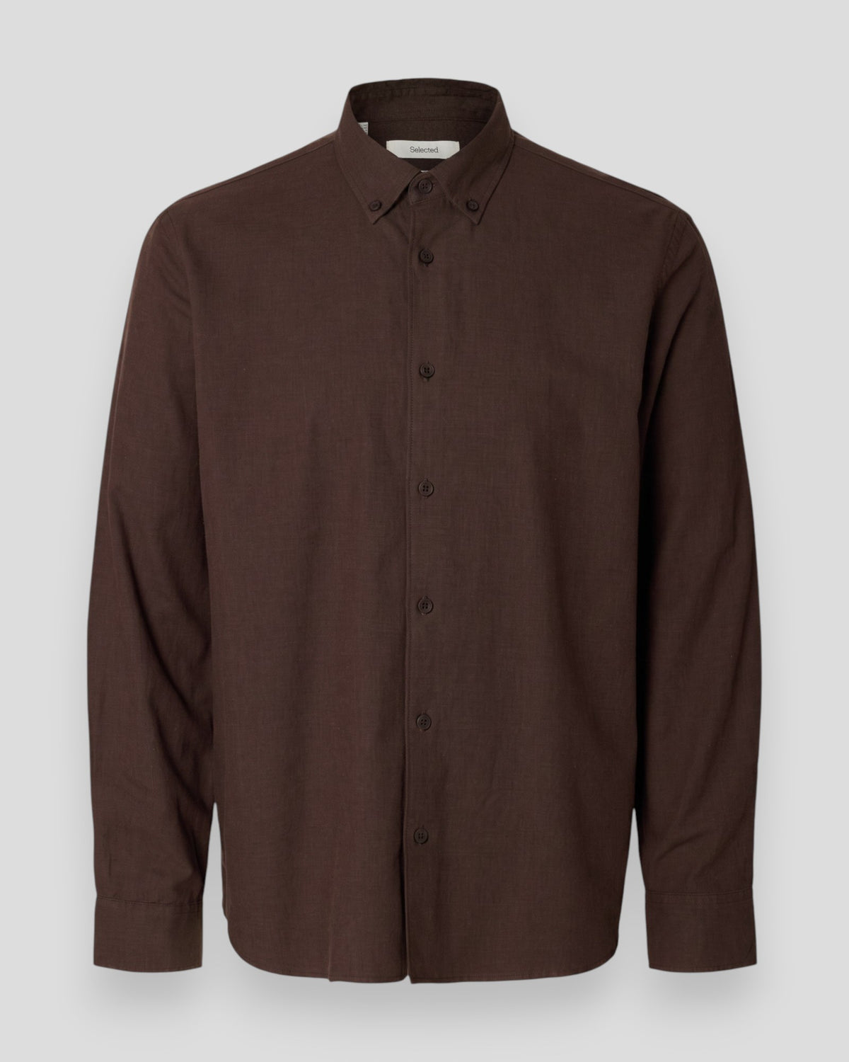 Cole-Jay Regular Melange LS Shirt - Delicioso Melange